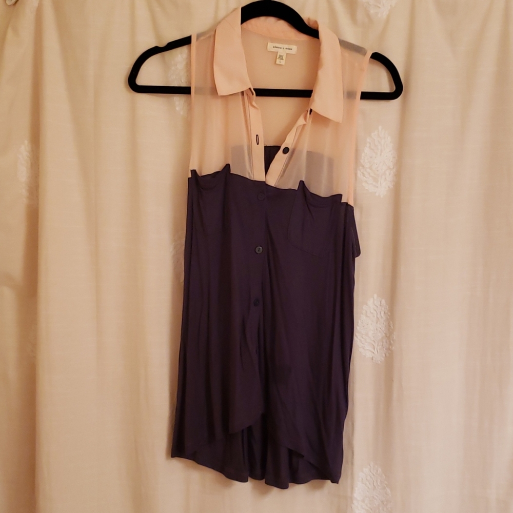 Urban outfitters sleveless button up